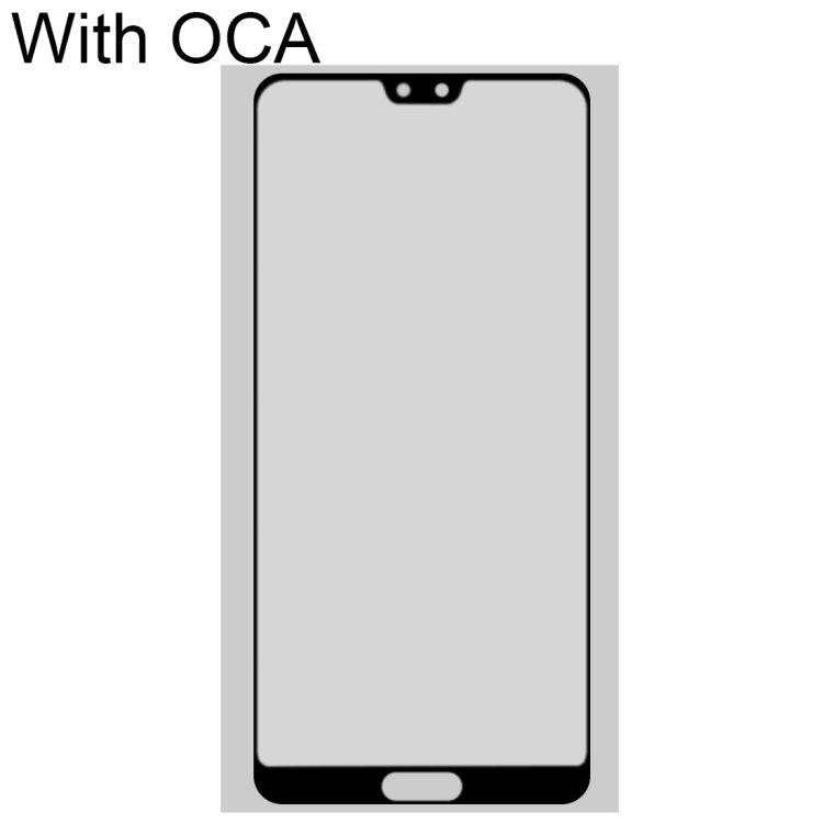 For Huawei P20 Pro Front Screen Outer Glass Lens with OCA Optically Clear Adhesive