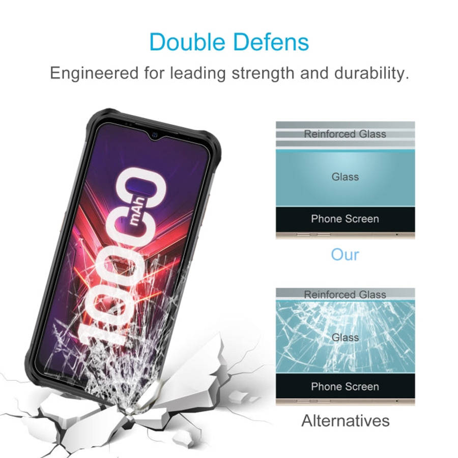 50 PCS 0.26mm 9H 2.5D Tempered Glass Film For Ulefone Power Armor 14 Pro