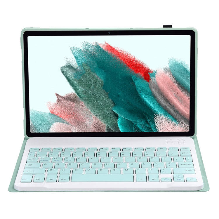 A08 Candy Color Ultra Thin Bluetooth Keyboard Leather Case For Samsung Galaxy Tab A8 10.5 2021 SM...