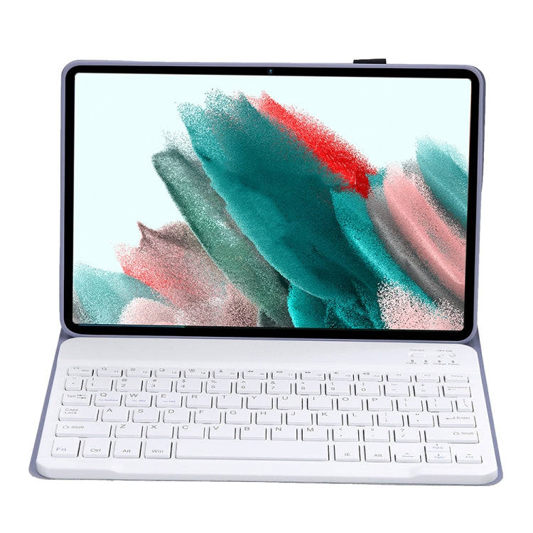 A08 Candy Color Ultra Thin Bluetooth Keyboard Leather Case For Samsung Galaxy Tab A8 10.5 2021 SM...