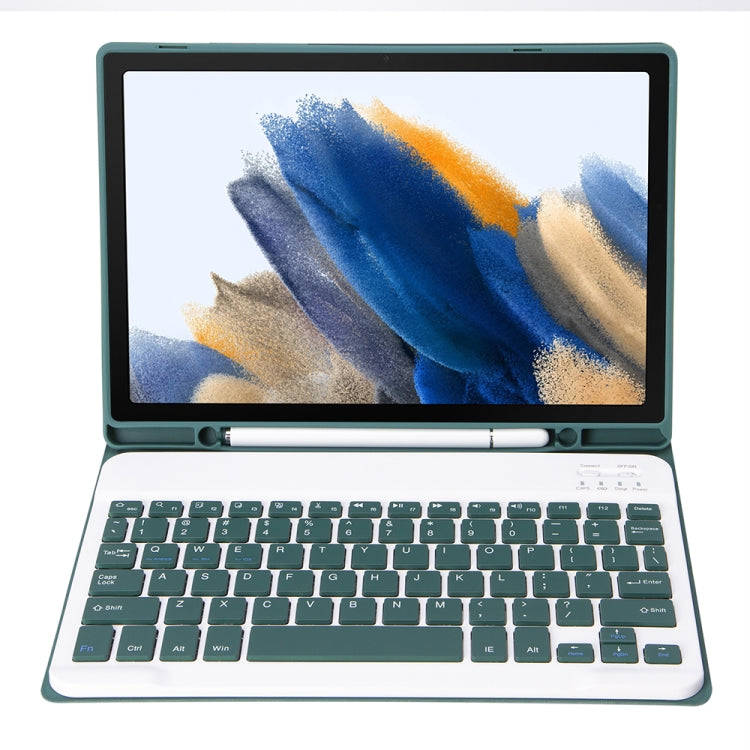A08B Candy Color Bluetooth Keyboard Leather Case with Pen Slot For Samsung Galaxy Tab A8 10.5 202...