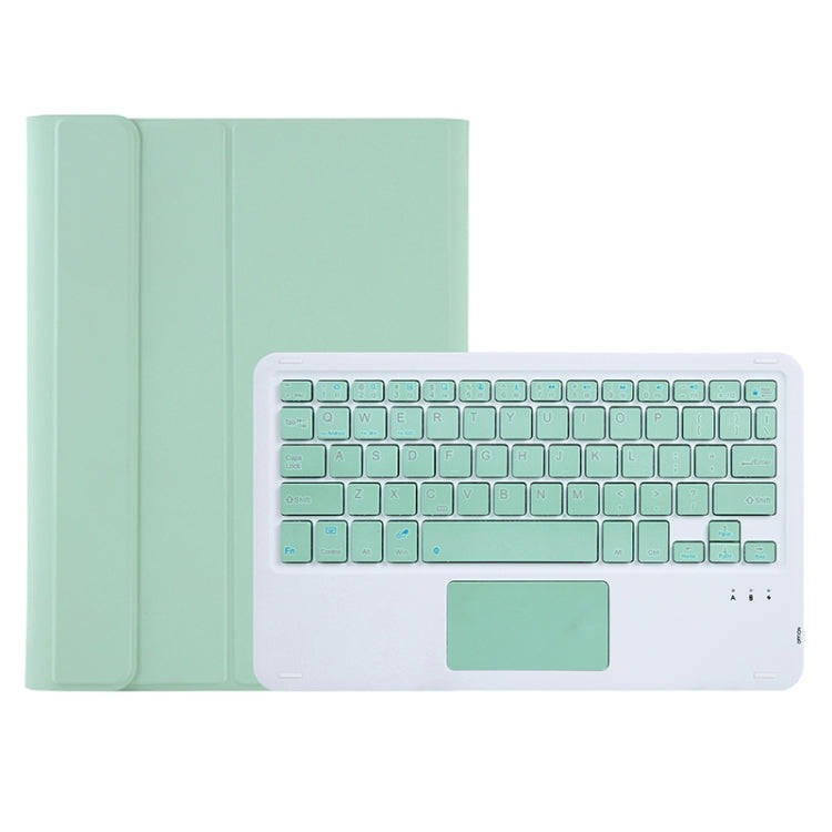 A08B-A Candy Color Bluetooth Keyboard Leather Case with Pen Slot & Touchpad For Samsung Galaxy Ta...