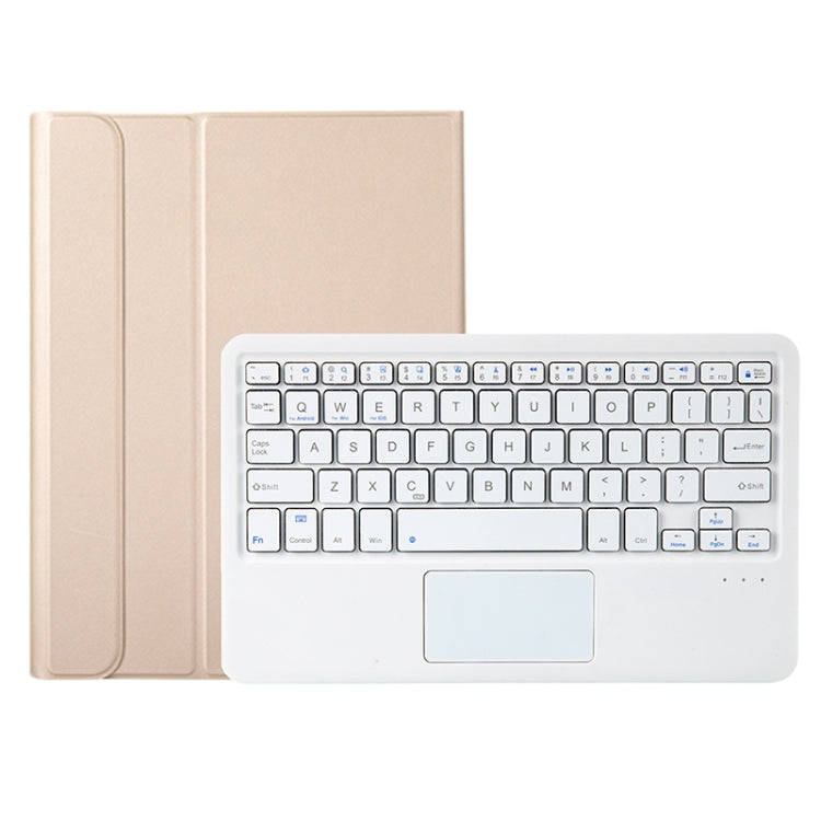 A08B-A Bluetooth Keyboard Leather Case with Pen Slot & Touchpad For Samsung Galaxy Tab A8 2021 SM...
