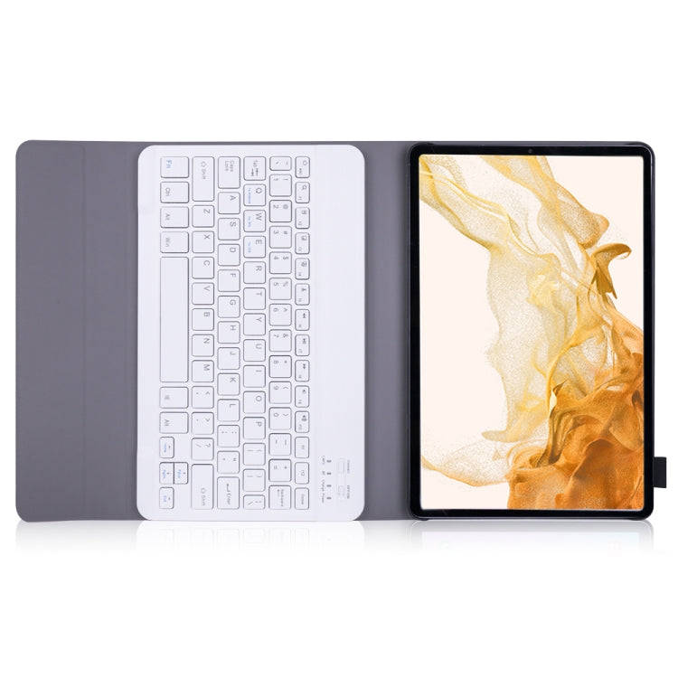 A700 Ultra-thin Bluetooth Keyboard Leather Case For Samsung Galaxy Tab S8 11 inch SM-X700 / SM-X7...