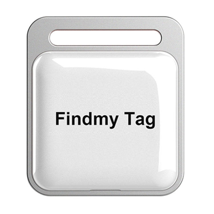 Findmy Tag Square Smart Bluetooth Anti- lost Alarm Locator Tracker(White)