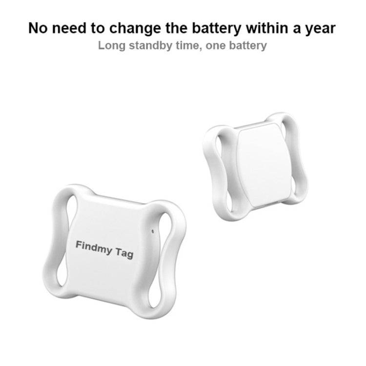 Findmy Tag Special Shape Smart Bluetooth Anti- lost Alarm Locator Tracker(Black)