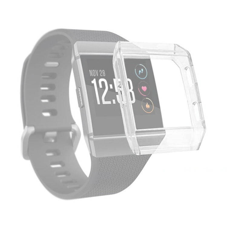 For Fitbit Ionic Full Coverage TPU Watch Case(Transparent White)