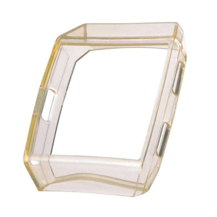 For Fitbit Ionic Full Coverage TPU Watch Case(Transparent Yellow)