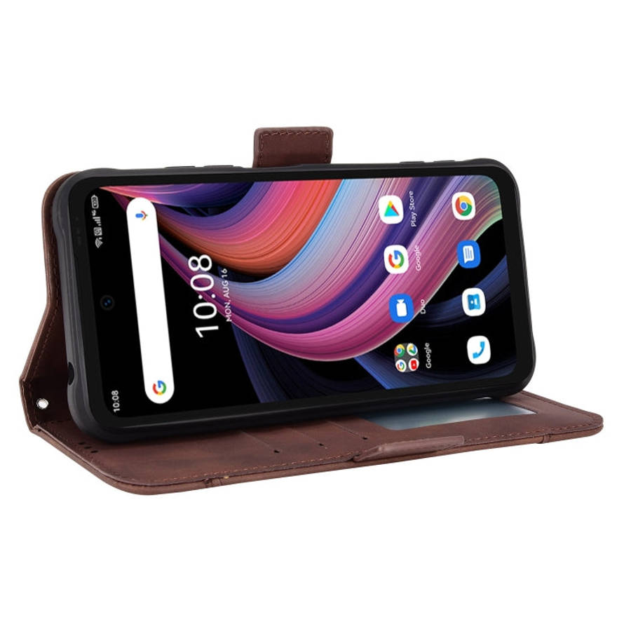 For Umidigi Bison GT2 5G / GT2 Pro 5G Skin Feel Calf Pattern Leather Phone Case(Brown)