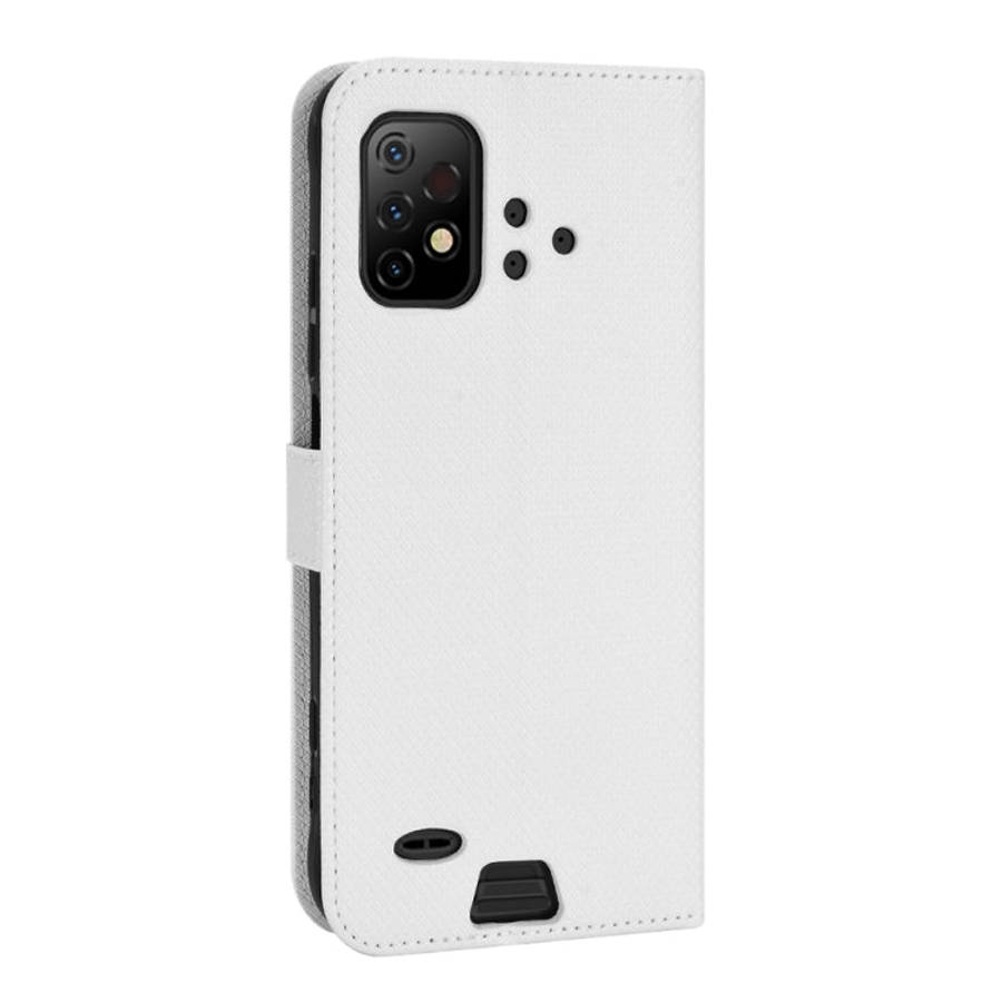 For Umidigi Bison GT2 5G / GT2 Pro 5G Diamond Texture Leather Phone Case(White)