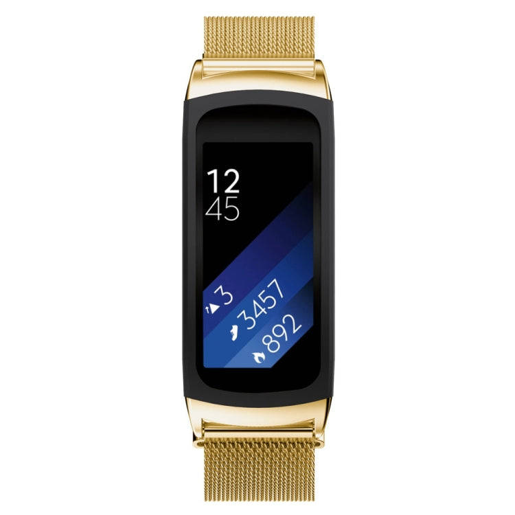 For Galaxy Gear Fit 2 & R360 Milanese Watch Band(Golden)