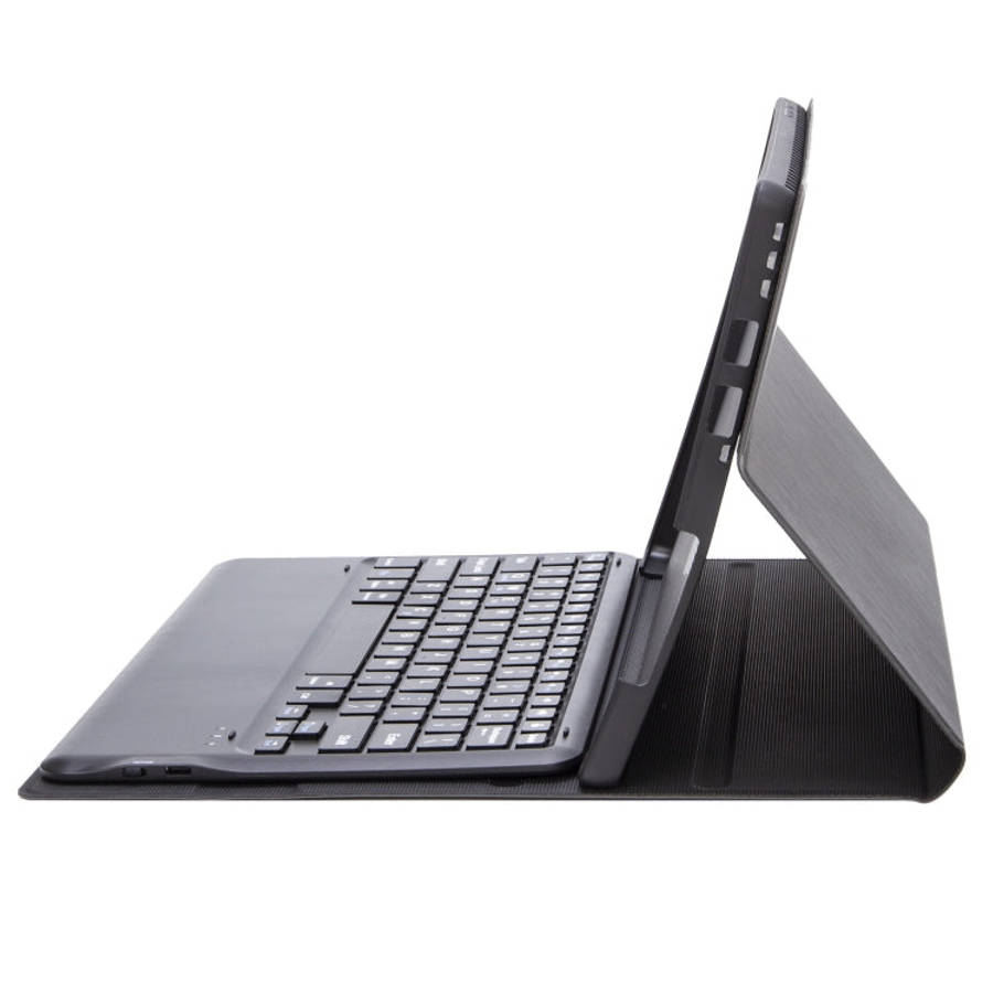 SF128 Tree Texture Bluetooth Keyboard Leather Tablet Case For Microsoft Surface Pro 8(Black)