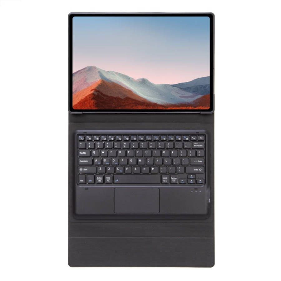 SF128-A Tree Texture Touchpad Bluetooth Keyboard Leather Tablet Case For Microsoft Surface Pro 8(...