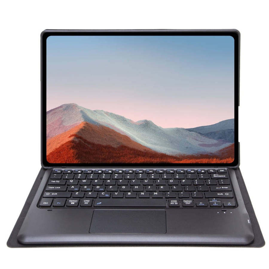 SF128-A Tree Texture Touchpad Bluetooth Keyboard Leather Tablet Case For Microsoft Surface Pro 8(...