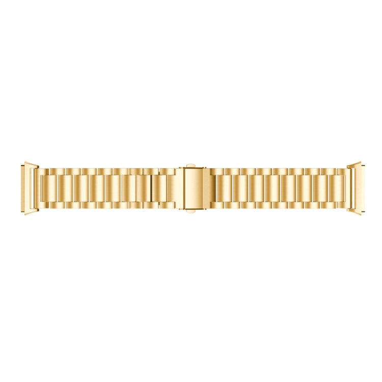 For FITBIT Ionic Stainless Steel Watch Band(Golden)