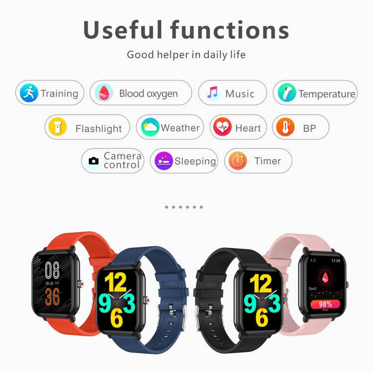 Q9 Pro 1.7 inch TFT HD Screen Smart Watch, Support Body Temperature Monitoring/Heart Rate Monitor...