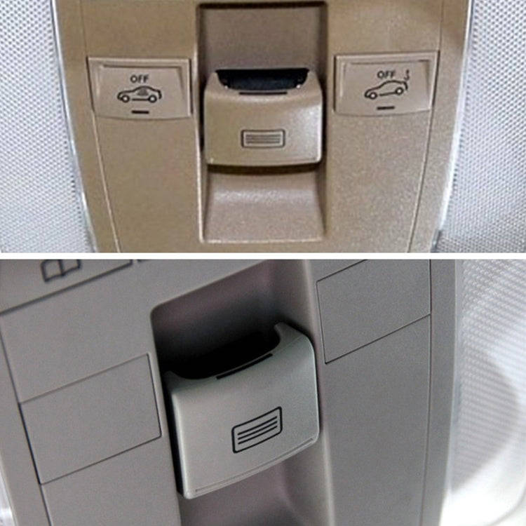 Car Sunroof Window Switch Button for Mercedes-Benz W204 / W212, Left Driving(Mercerized Beige)