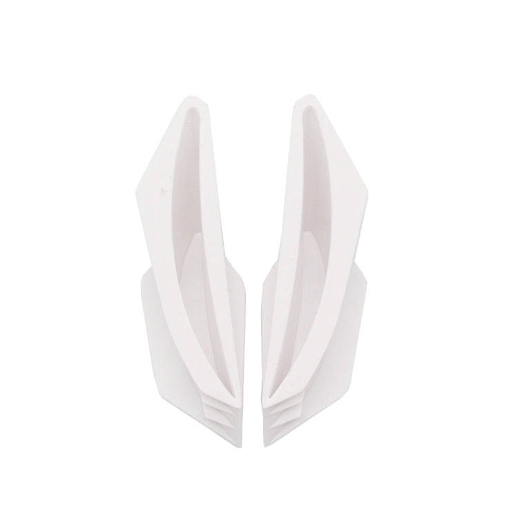 Motorcycle Dynamic Motorcycle Wing Kit(White)