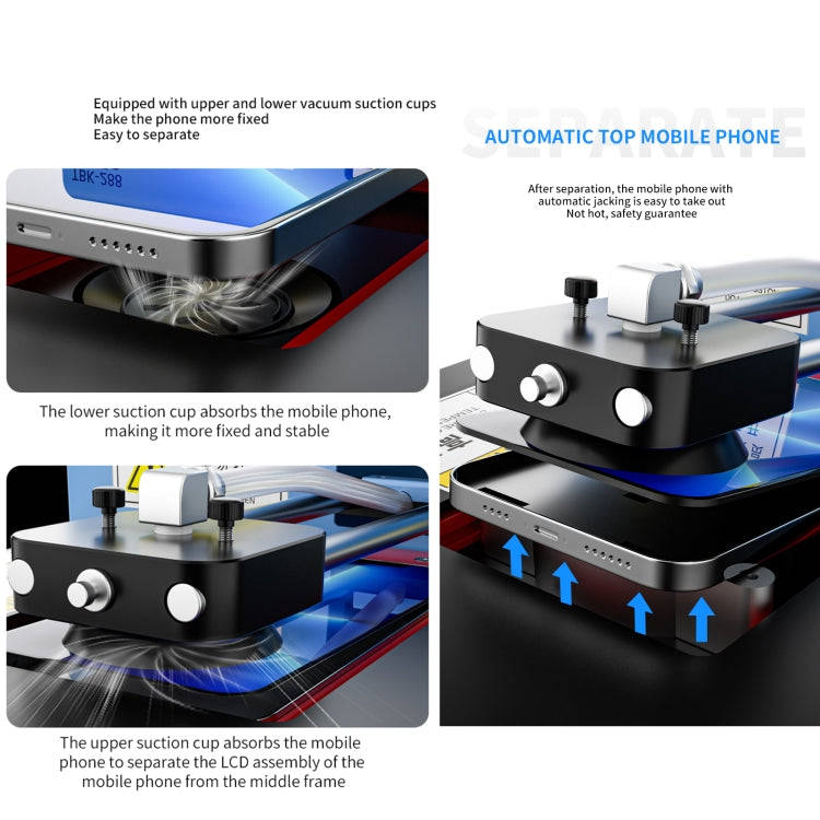 TBK 288  Built-in Pump Vacuum Automatic Intelligent Control Screen Removal Tool, UK Plug