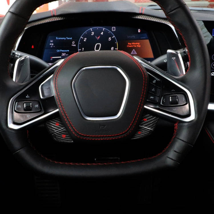 Car Steering Wheel Below Buttons for Chevrolet Corvette C8 2020-2021(Red)