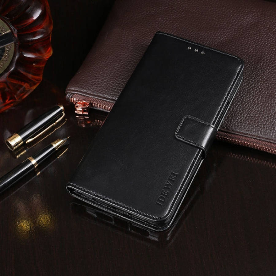 For Blackview BV9800 Pro idewei Crazy Horse Texture Horizontal Flip Leather Case with Holder & Ca...