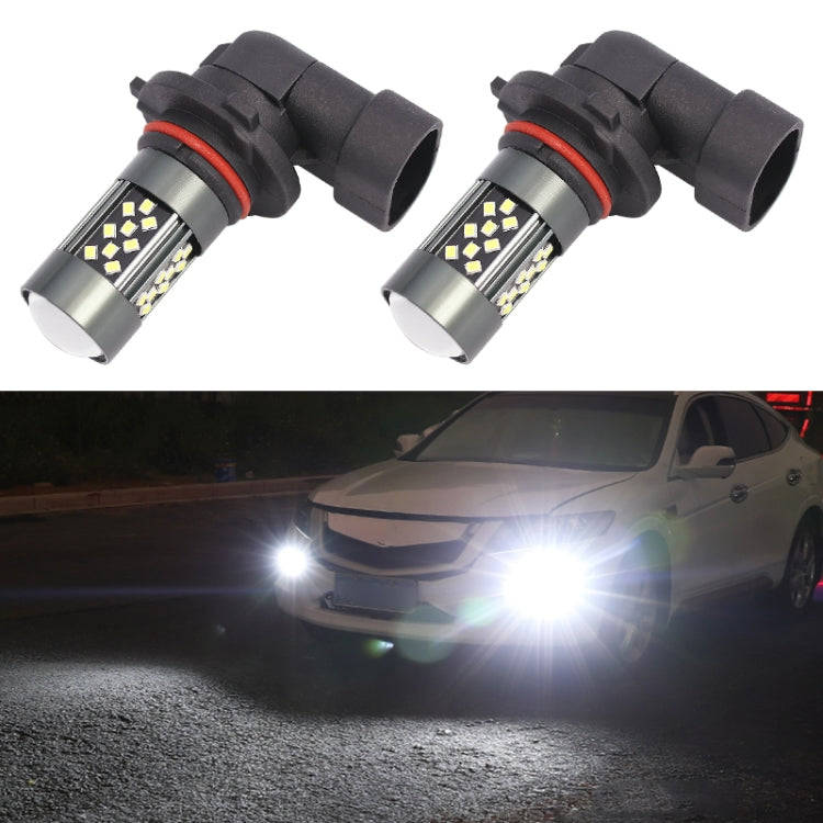 1 Pair 9006 12V 7W Continuous Car LED Fog Light(White Light)
