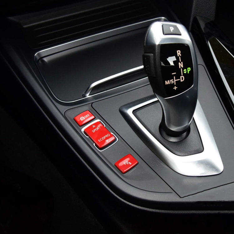 Car Gear Button Set for BMW 1 Series F20 2012-2018,Left and Right Drive(Red)