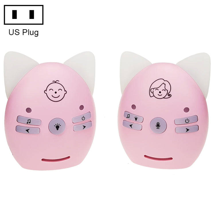 V30 Wireless Audio Baby Monitor Support Voice Monitoring + Intercom + Night Light without Battery...