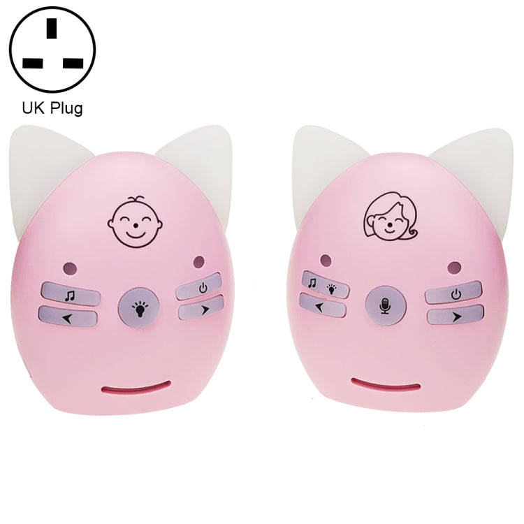 V30 Wireless Audio Baby Monitor Support Voice Monitoring + Intercom + Night Light without Battery...