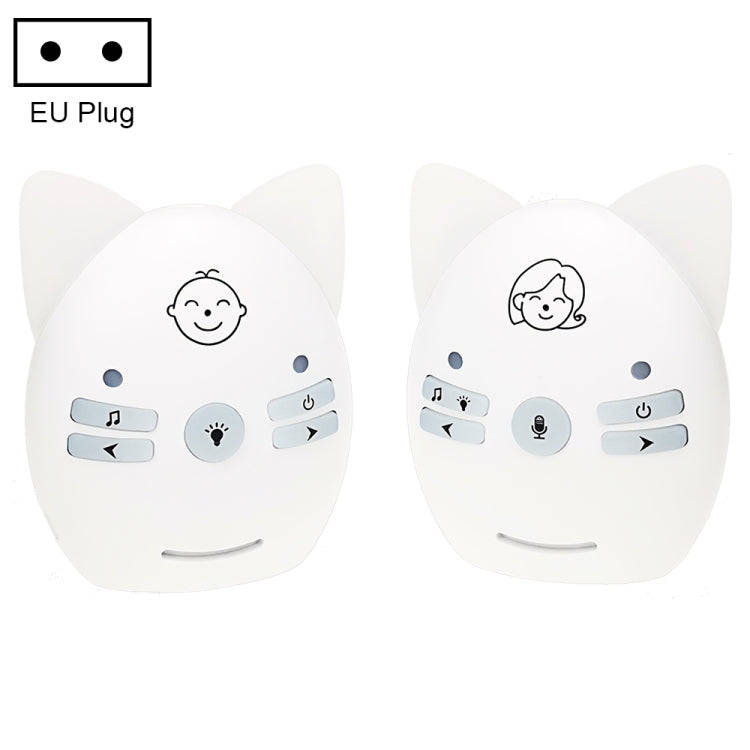 V30 Wireless Audio Baby Monitor Support Voice Monitoring + Intercom + Night Light without Battery...