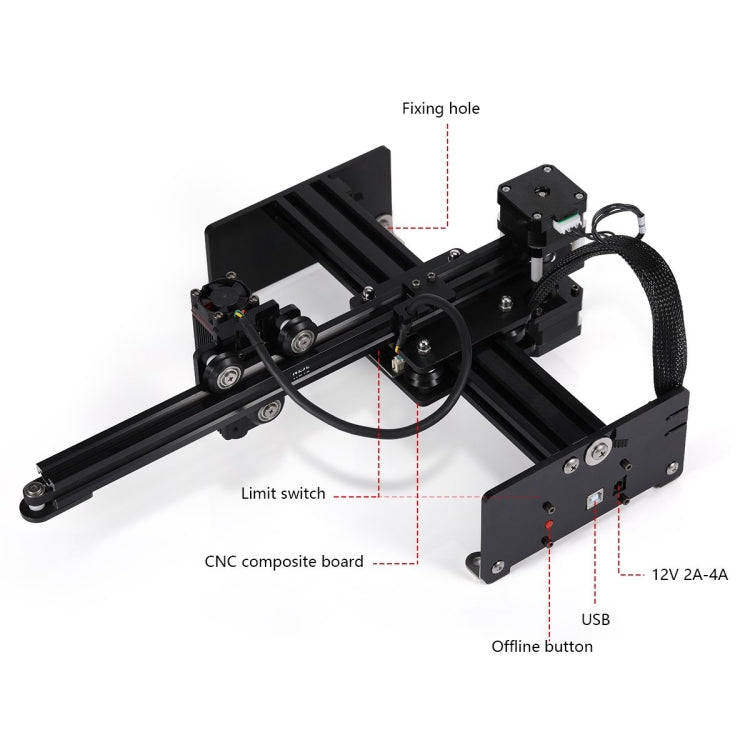 NEJE MASTER 3 Laser Engraver with N30820 Laser Module(US Plug)