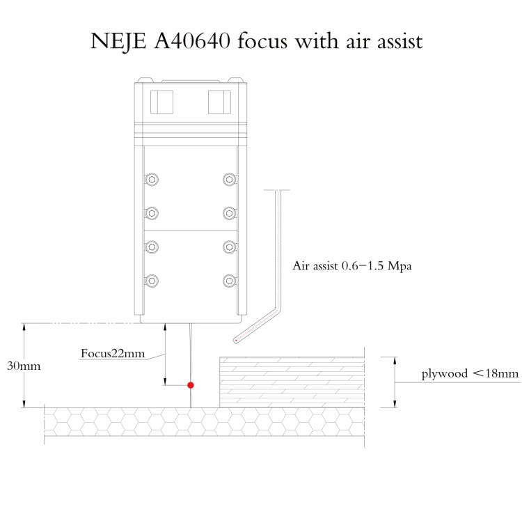 NEJE MASTER 3 Plus Laser Engraver with A40640 Laser Module(EU Plug)