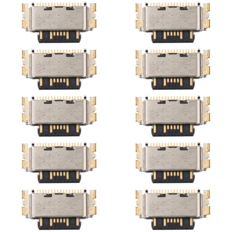 10 PCS Charging Port Connector For Xiaomi Redmi 10C/Redmi 10 India/Redmi Note 11E/Redmi Note 11S