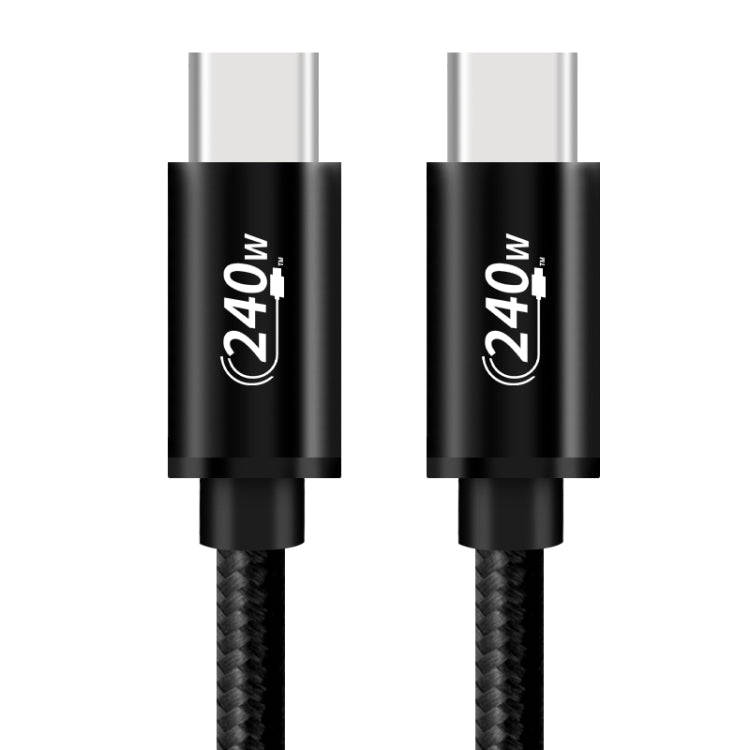 PD240W USB-C / Type-C to Type-C Fast Charging Data Cable, Length:2m(Black)