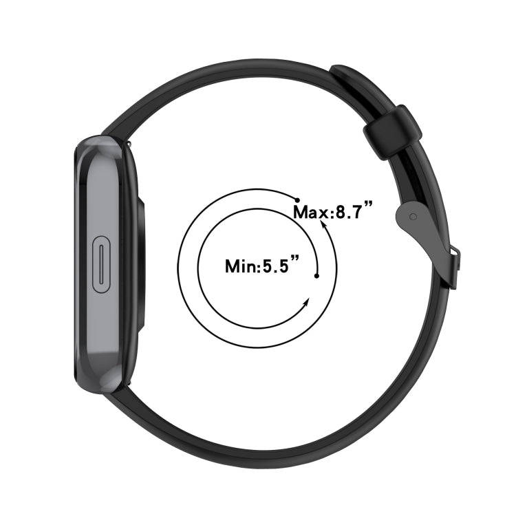 For Realme Watch 3 Solid Color Soft Silicone Watch Band(Orange)