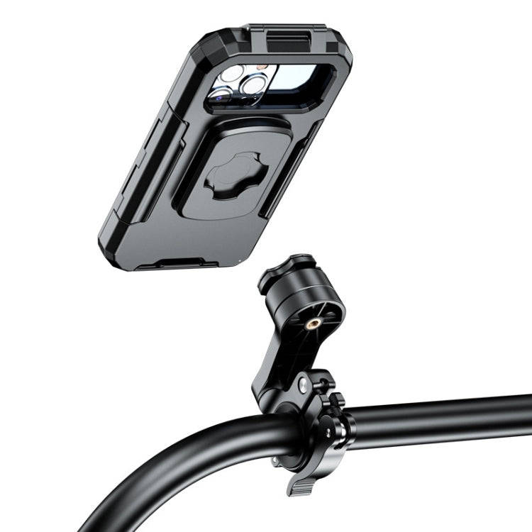 Kewig M18S-QD Motorcycle / Bicycle Waterproof Quick Release Mobile Phone Holder