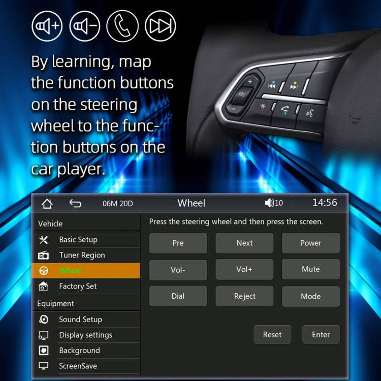 FS02C 7 inch HD Capacitive Touch Screen Car MP5 Player Supports Bluetooth Reverse&Mobile Phone In...