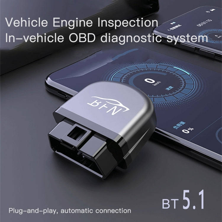 BFN  Bluetooth 5.1 Car Diagnostic Software Tester OBD2 Engine Fault Diagnosis Tester AD11 Mobile ...