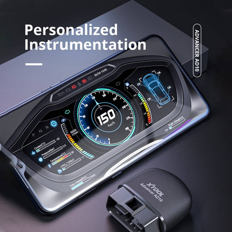 BFN  Bluetooth 5.1 Car Diagnostic Software Tester OBD2 Engine Fault Diagnosis Tester AD11 Mobile ...