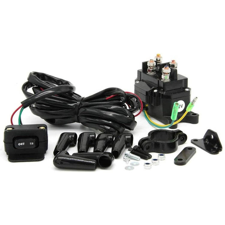 For UTV / Pickup Truck / ATV Electric Winch Relay Heavy Duty Solenoid Contactor with Rocker Arm &...
