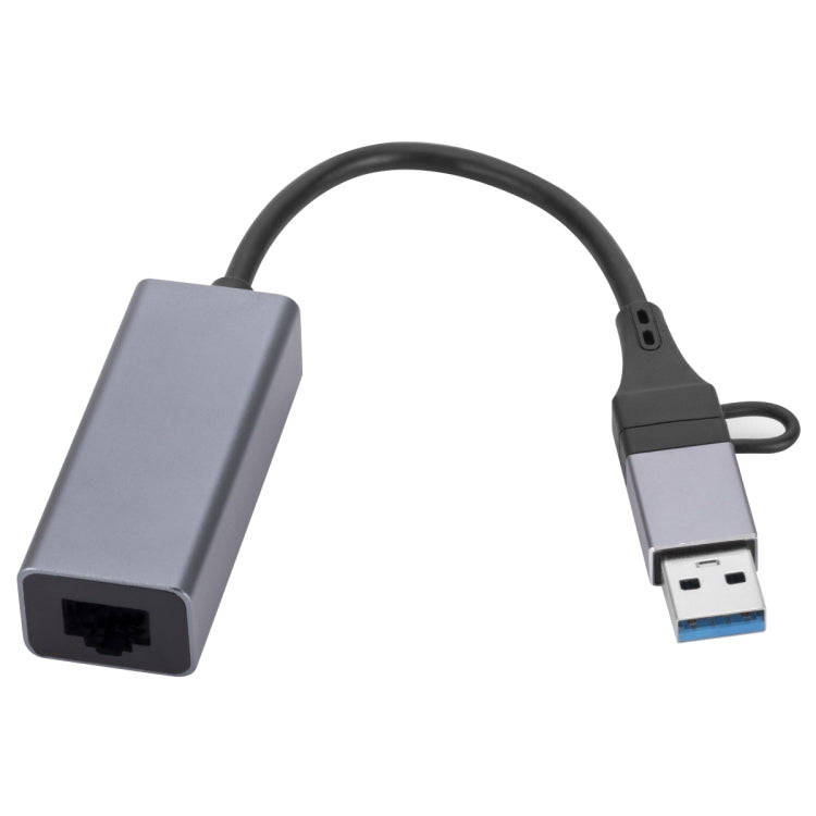 SL-017 USB3.0 Gigabit Network Type-C to Network Port USB HUB