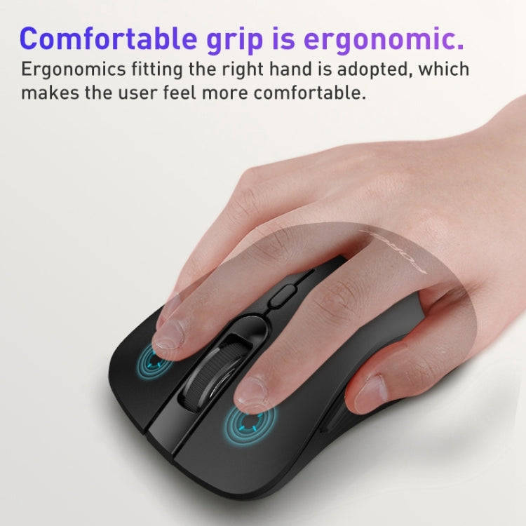 FOREV FV-G200 Wireless Ergonomic Vertical Side Button Mouse(Milk Tea Color)