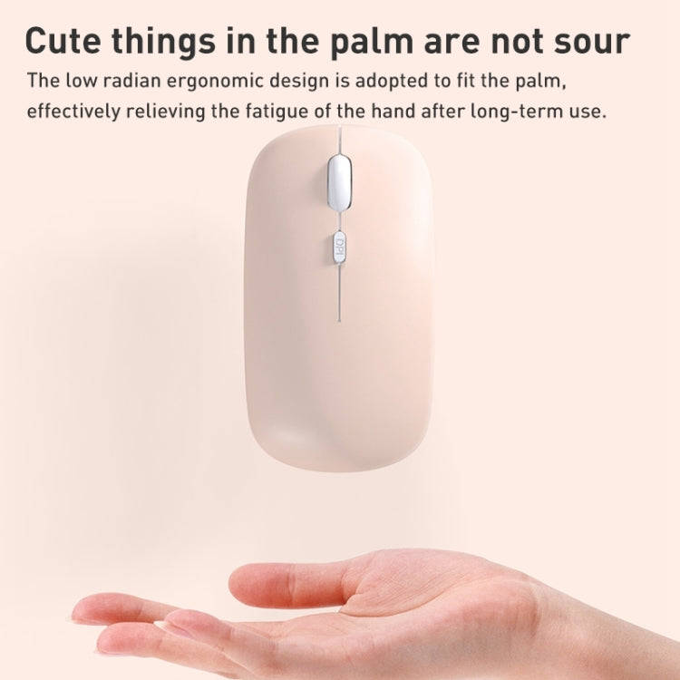 FOREV FVW312 1600dpi 2.4G Wireless Silent Portable Mouse(Pink)