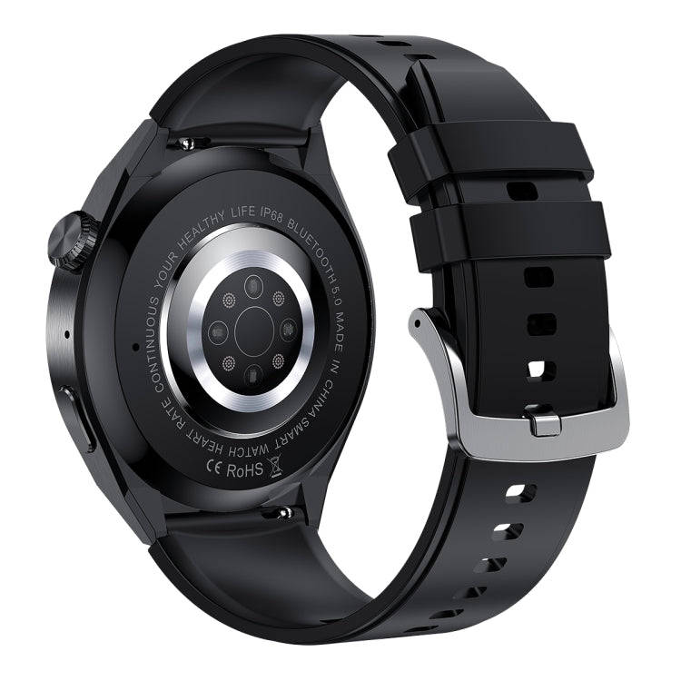 MD3MAX 1.39 inch Round Screen TPU Strap Smart Watch Supports Heart Rate Monitoring/Blood Oxygen M...