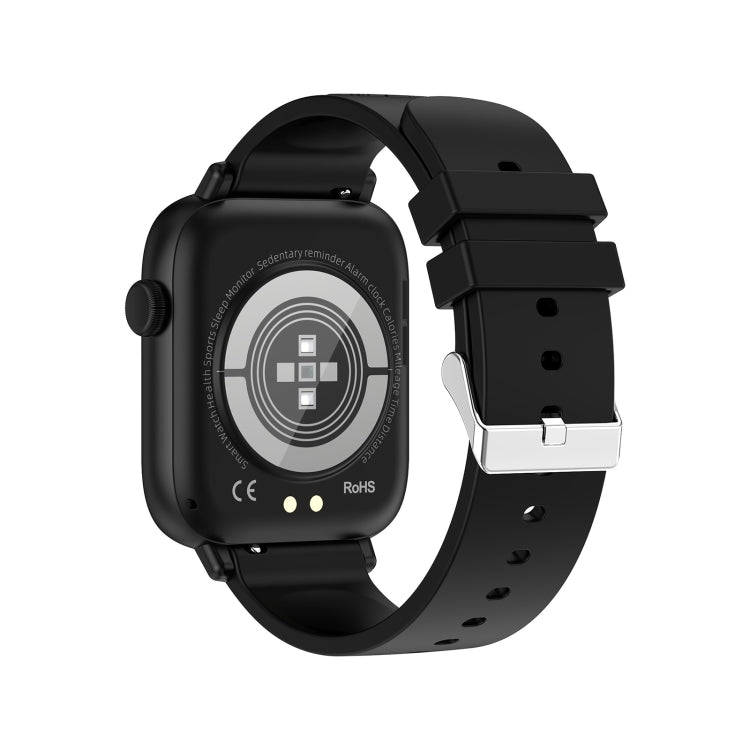 T49 1.9 inch HD Square Screen Smart Watch Supports Heart Rate Monitoring/Bluetooth Calling(Black)