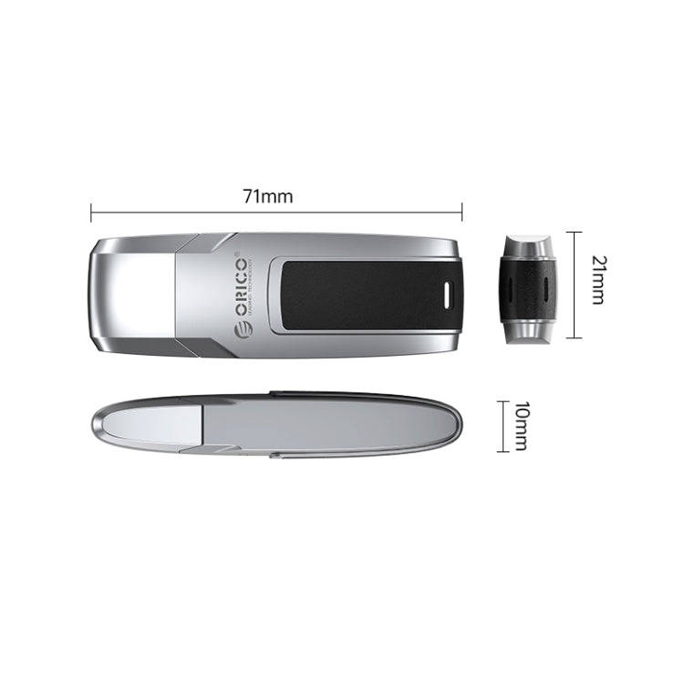 ORICO UFS Flash Drive, Read: 411MB/s, Write: 350MB/s, Memory:128GB, Port:USB-A(Silver)