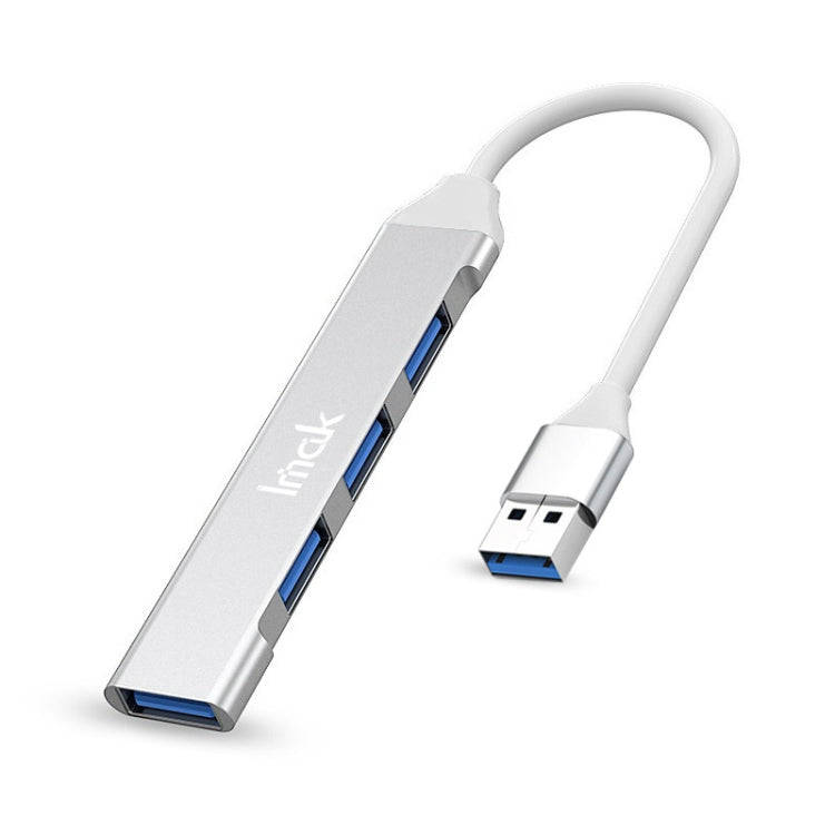 imak 4 in 1 Multifunctional Docking Station HUB, Interface:USB(Silver)