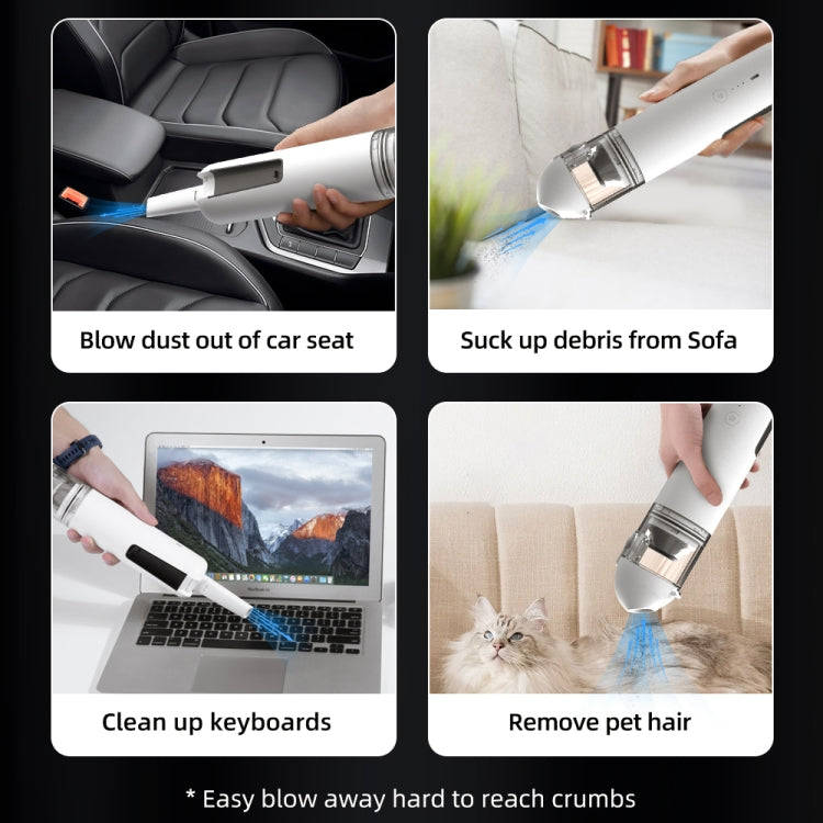 F35 15000Pa Cordless Handheld Car Vacuum Cleaner(Black)