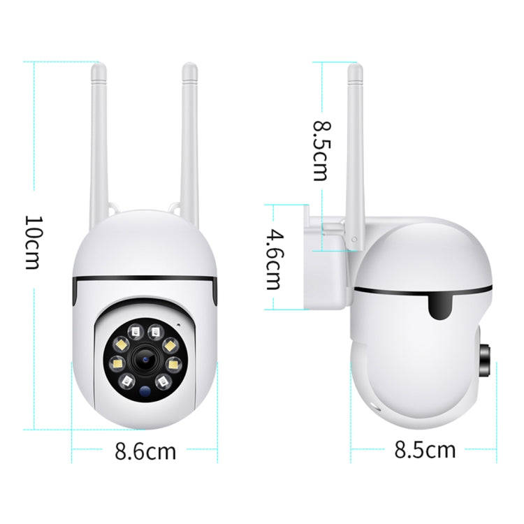 A7 1080P HD Wireless WiFi Smart Surveillance Camera Support Night Vision / Two Way Audio with 16G...
