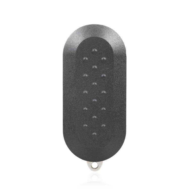 For Fiat 3 Button Folding Car Key Case Remote Control Shell SIP22, Style:White Switch Trunk Button